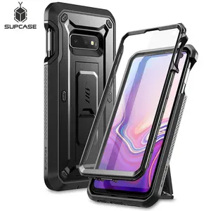 for samsung galaxy s10e case 5 8 inch ub pro full body rugged holster protective case with built in screen protector kickstand free global shipping