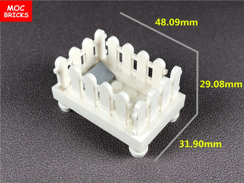 Распродажа набор кубики MOC DIY Белая Колыбель для детской кроватки