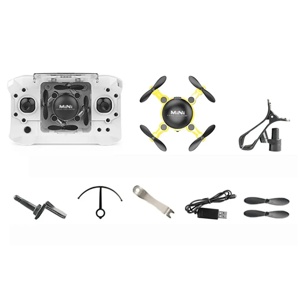 RC вертолет WiFi Карманный Дрон 4 оси гироскоп Квадрокоптер складной селфи RTF БПЛА