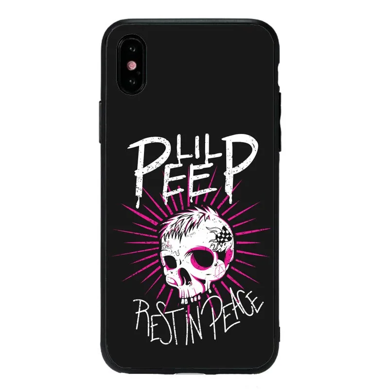 Lil Peep hellboy Life is Beautiful Cry Baby черный силиконовый чехол из ТПУ для iPhone 11Pro X SE 5 5S 6S 7 8 Plus XR
