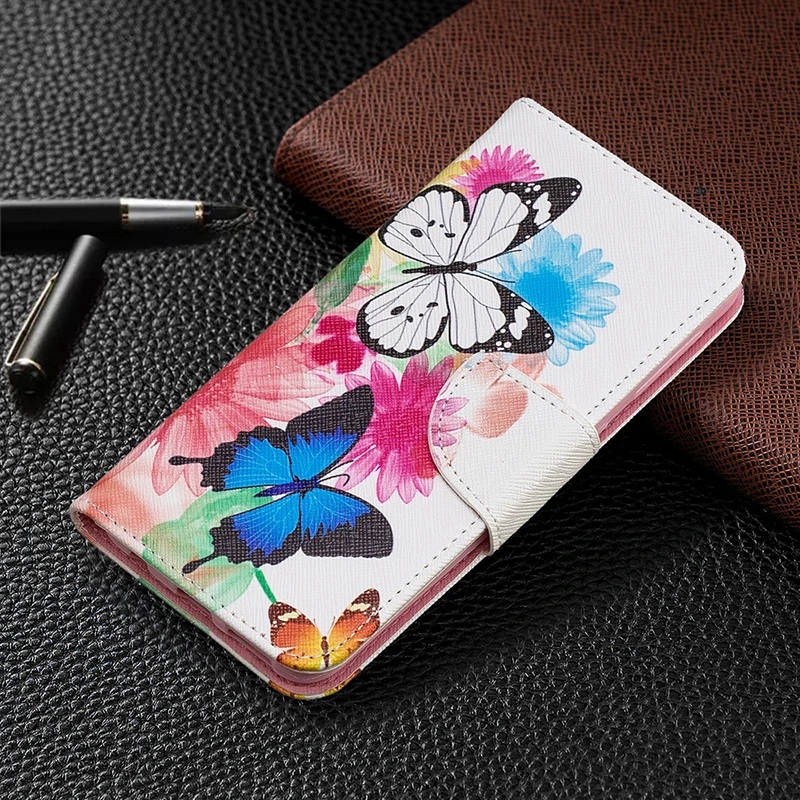 Откидной кожаный чехол-бумажник с отделениями для карт для samsung Galaxy Note 10 Plus S10 S9 A70 A50 A40 A30 A20 A10 M10 M20 Магнитный чехол-подставка
