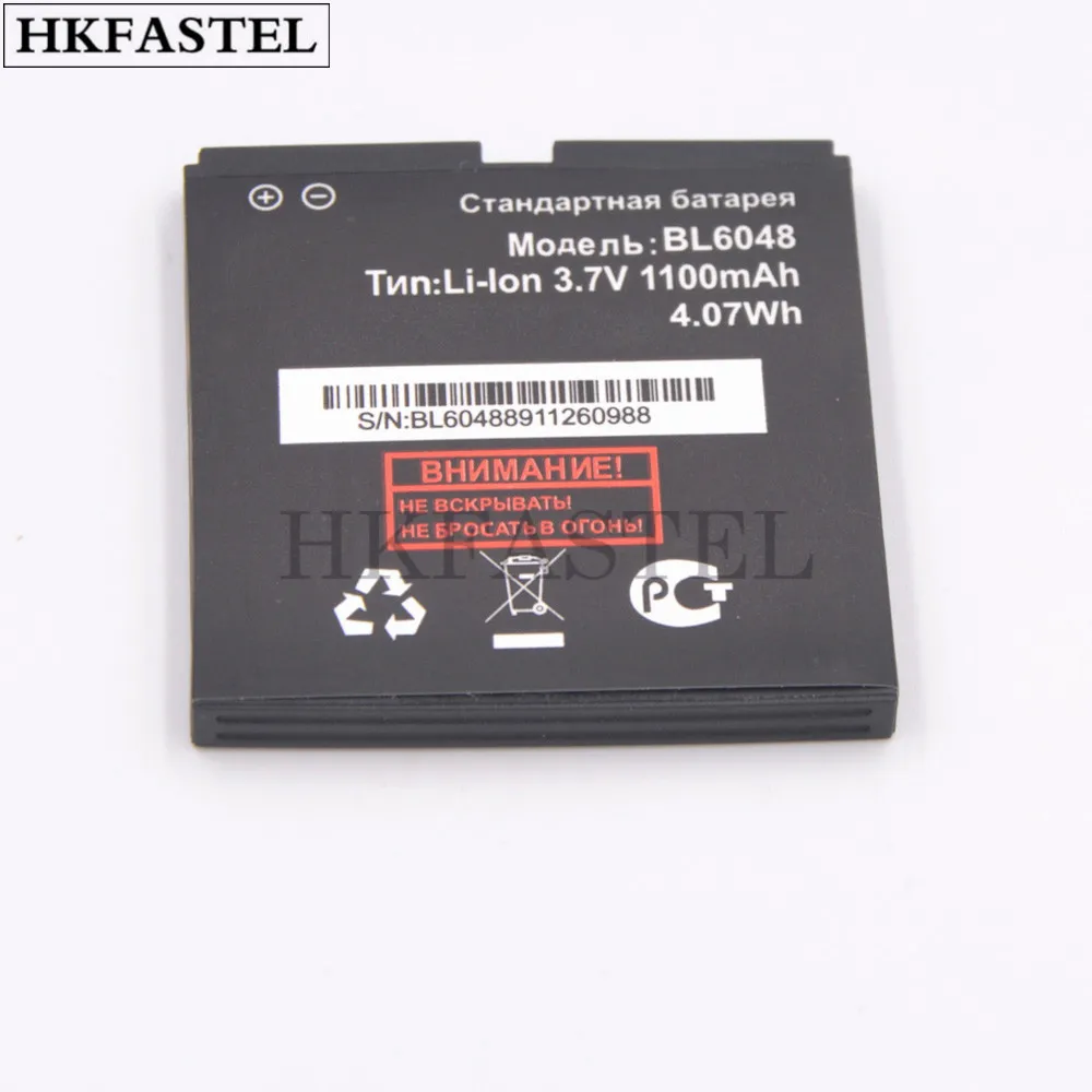 Hkfastel Новый bl6048 мобильного телефона Батарея для Fly iq239 сотовый телефон baterij BL 6048