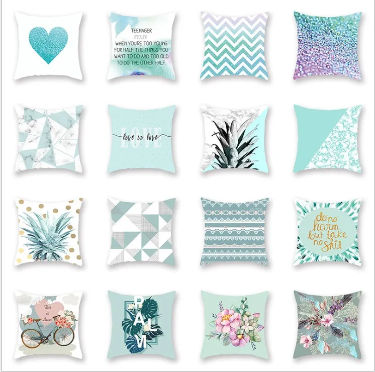 Геометрический Мрамор бархатная Наволочка на подушку подушка &quotАнанас&quot