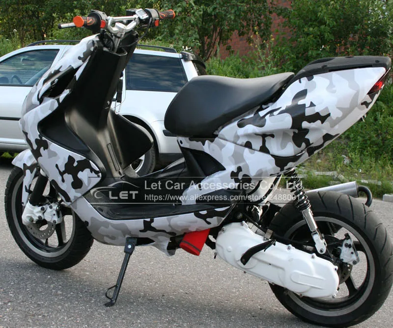 Новая Арктическая камуфляжная виниловая клейкая черная белая серая пленка