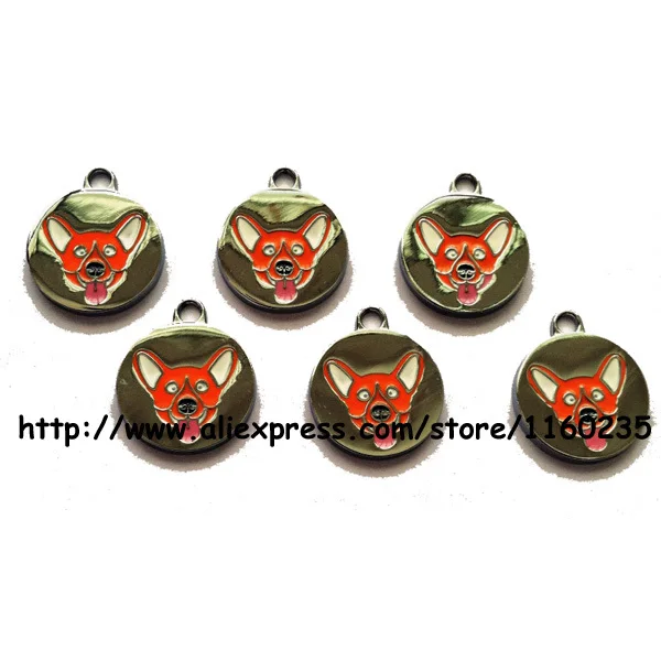 25 мм забавные собачьи дизайнерские бирки для собак металлические питомцев кошек