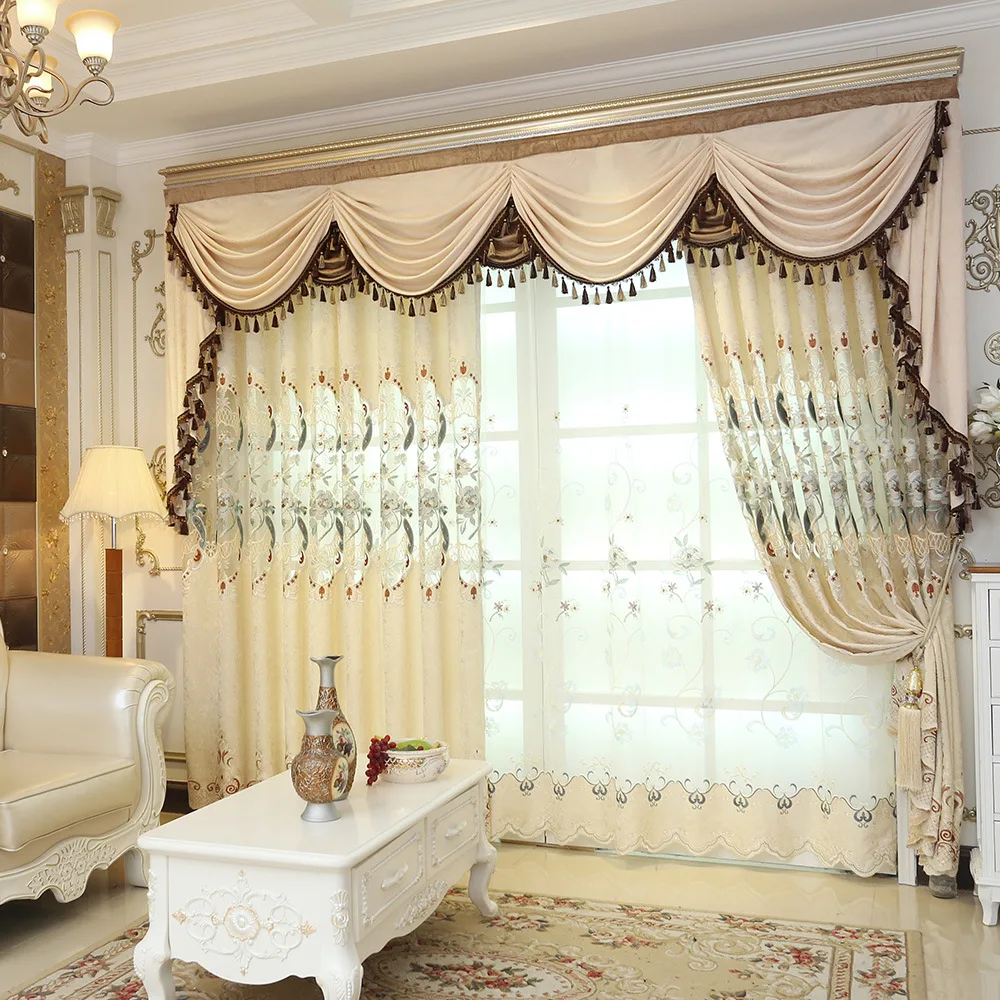 Европейские Роскошные жаккардовые вышитые современные минималистичные