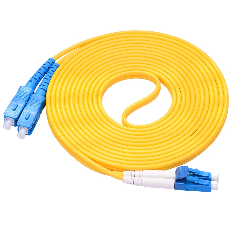 10pcs/Pack LC/UPC-SC/UPC Singlemode SM Duplex Fiber Optical Jumper Optic Patch Cord 1m/3m/5m/10m/30m/50m | Мобильные телефоны и