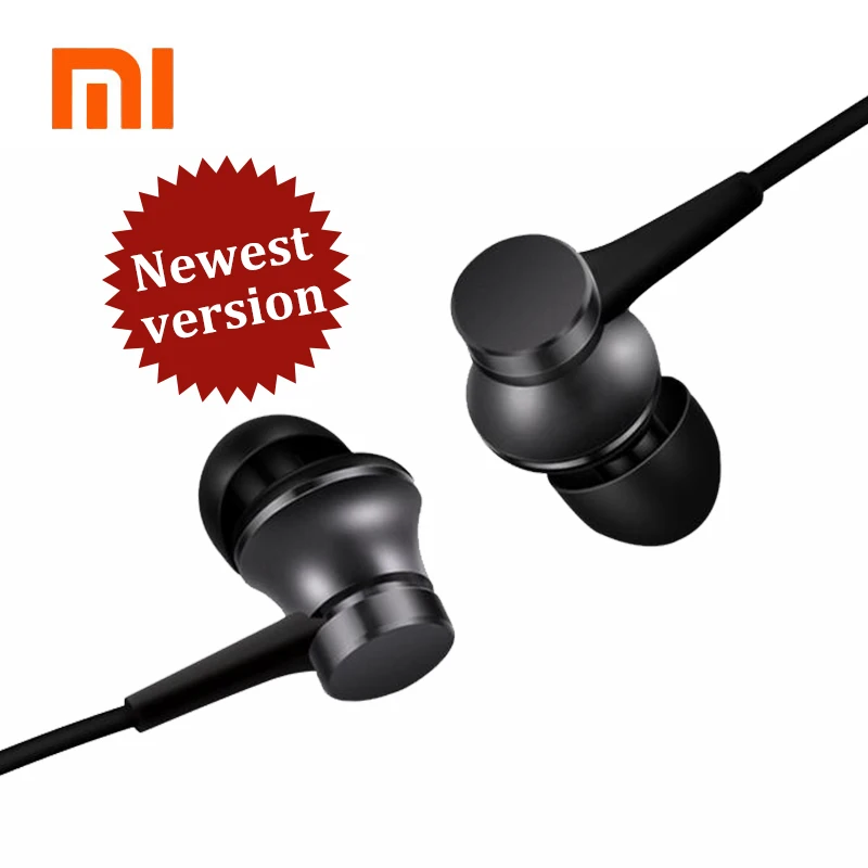 Новые оригинальные Xiaomi mi наушники Piston 3 свежая версия наушники-вкладыши с проводным управлением mi c для мобильного телефона