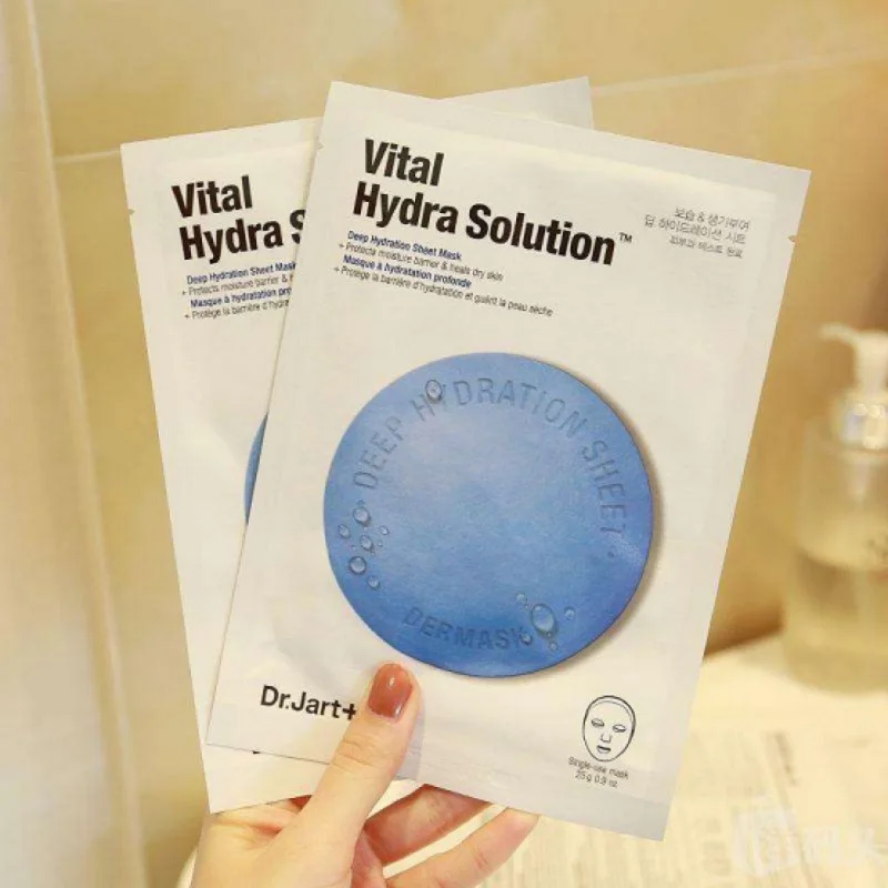 Dr. Jart+ Dermask водная струя Успокаивающая Гидра раствор маска для лица с гиалуроновой кислотой увлажняющая Корейская маска лечение акне