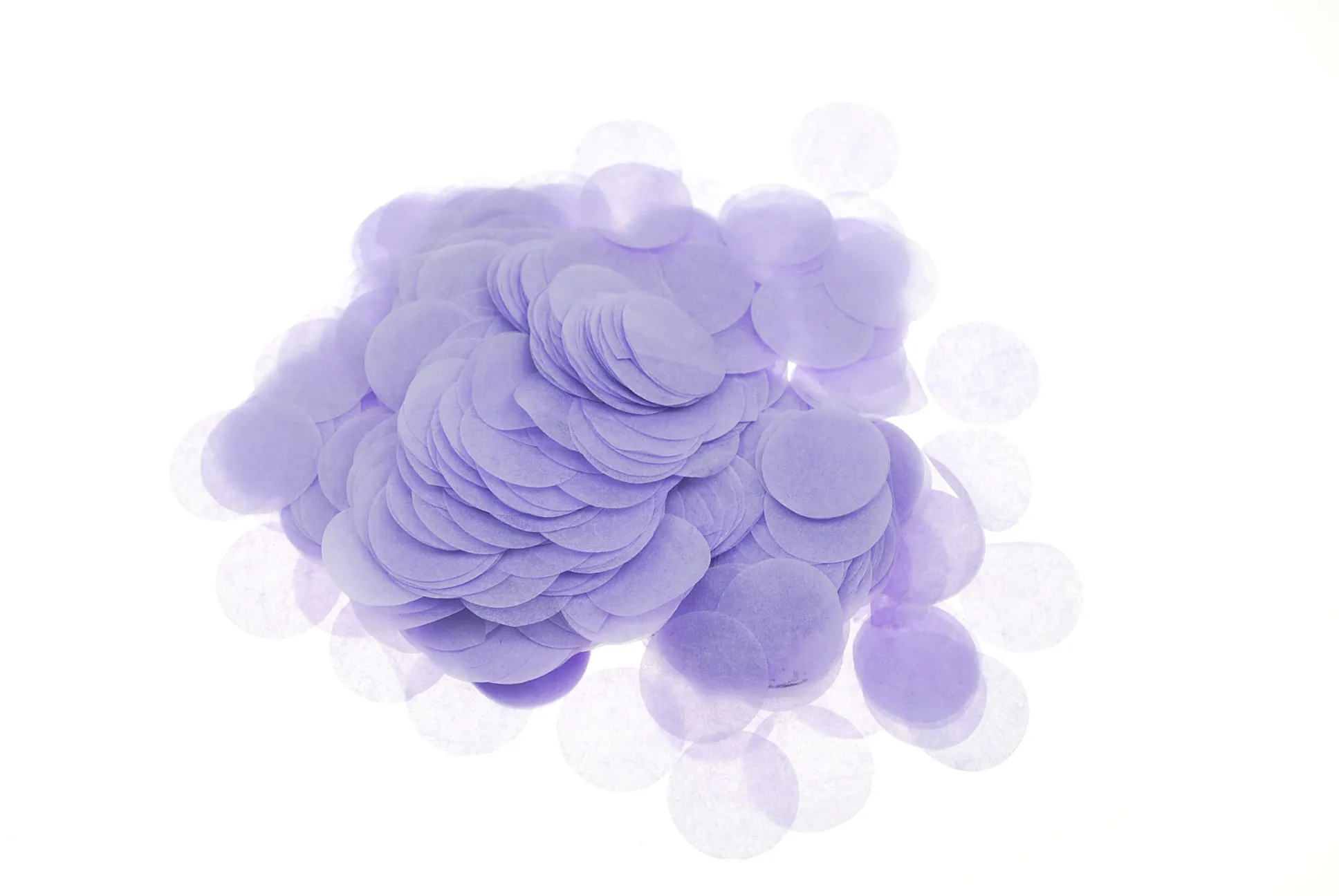 Light purple Биоразлагаемые бумажные конфетти 2,5 см для праздника, юбилея, дня рождения, выпускного, свадьбы, свадебных и детских вечеринок, круги 30 г - Цвет: Light purple