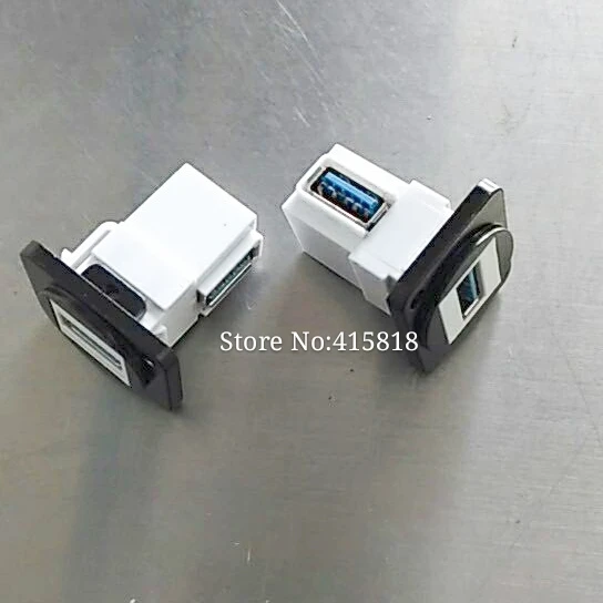 5 шт./лот D Type USB прямой модуль Шасси Панель Крепление соединитель аудио