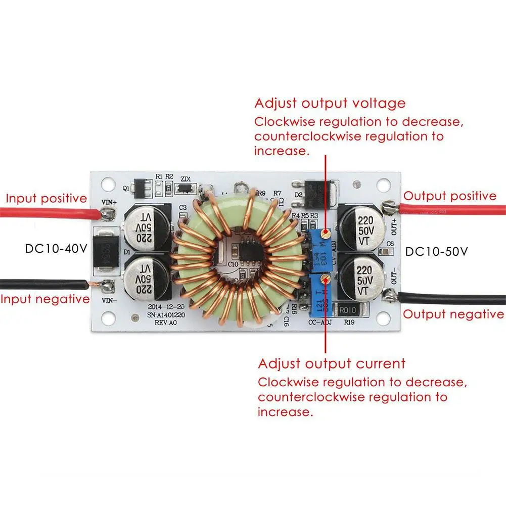 250 Вт 10А повышающий преобразователь с ограничителем тока для Arduino DIY Power LEDs Boost