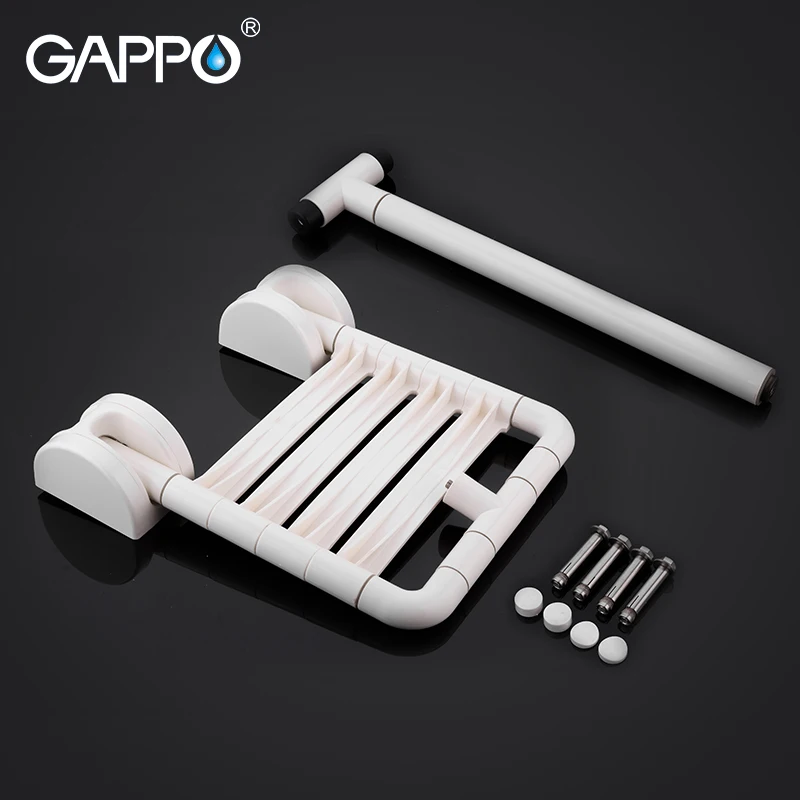 

GAPPO Wall Mounted Shower Seat Folding bench for elderly toilet folding shower chairs Bath shower Stool Cadeira bath chair