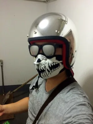 Бренд Vcoros, винтажный мотоциклетный шлем helme, Серебристый Хром, зеркальная живопись, cascos capacete, реактивный скутер, ретро шлемы с открытым лицом