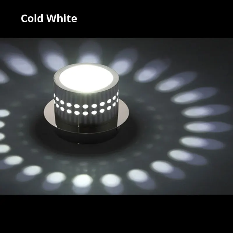 Cold White Современный светодиодный потолочный светильник RGB с дистанционным управлением, 3 Вт, 6 Вт, 9 Вт, 12 Вт, настенный светильник, художественная галерея, лампа для переднего балкона, светильник для крыльца, светильник для коридоров - Цвет корпуса: Cold White