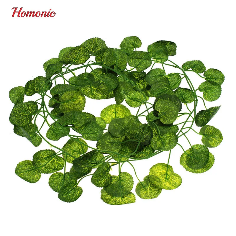 12 Большое Значение Искусственные Поддельные Висит Завод Листья Гирлянда Главная