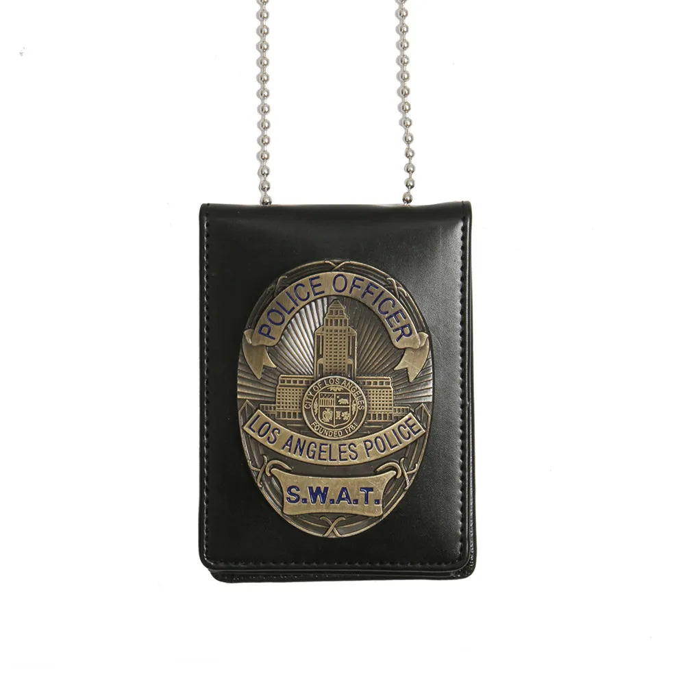 New 1pcs LA Police SWAT Officer Badges Card ID Cards Holder 1:1 Gift Cosplay Collectionn On Sale 2 Types |