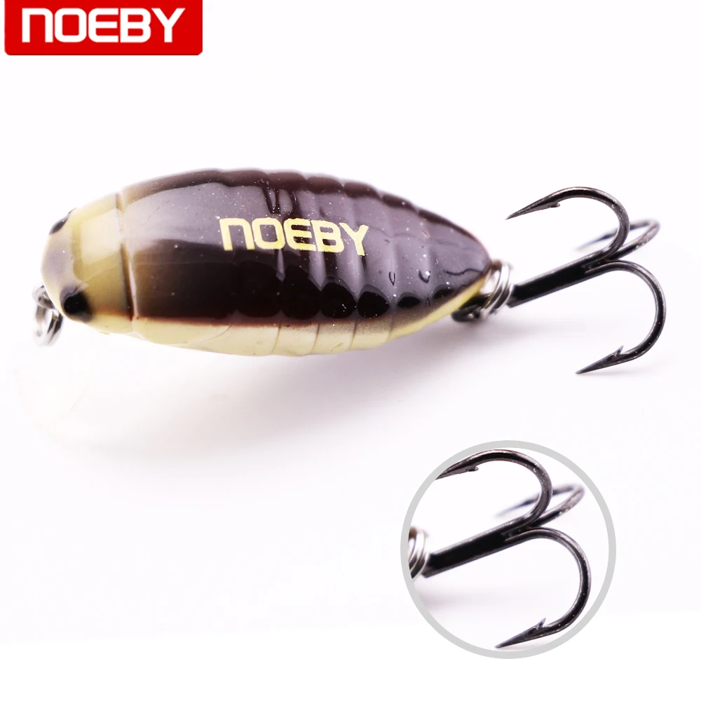 2 шт. NOEBY 28 мм г Реалистичная мини насекомые приманка для ловли форели