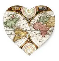 1 5 дюймовая винтажная карта мира два полусферы античная редкая художественная