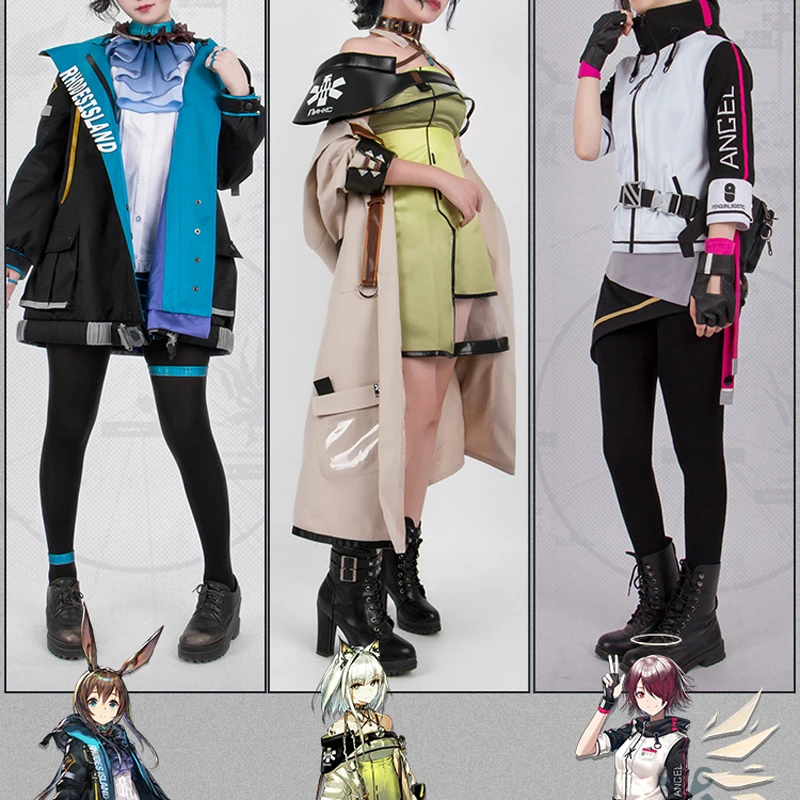 

CosplayLove Горячая игра arknight EXUSIAI KALTSIT AMIYA униформа косплей костюм для девочек женщин Рождество Хэллоуин