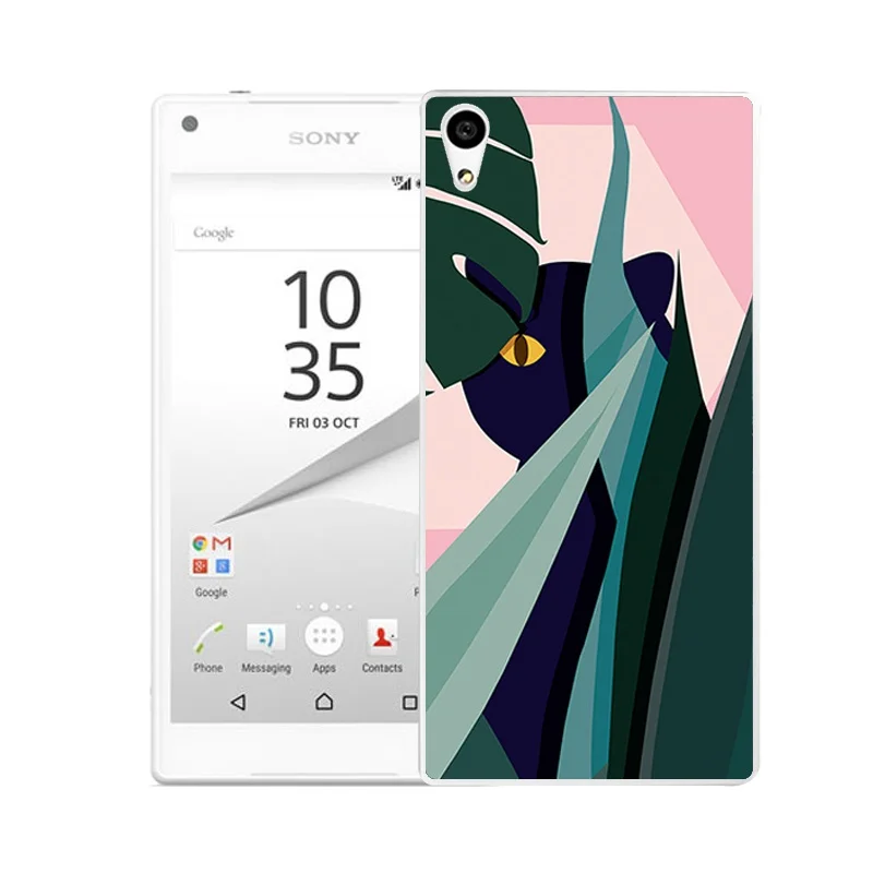 Qmswei ТПУ прозрачный мягкий чехол для телефона sony Z3 Z2 Z5 Z4 мост кошачий звездного