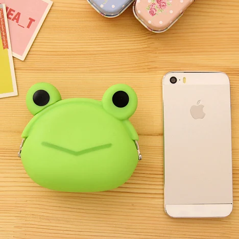 1 шт./лот сумка для монет с милым мультяшным животным дизайном карамельного цвета