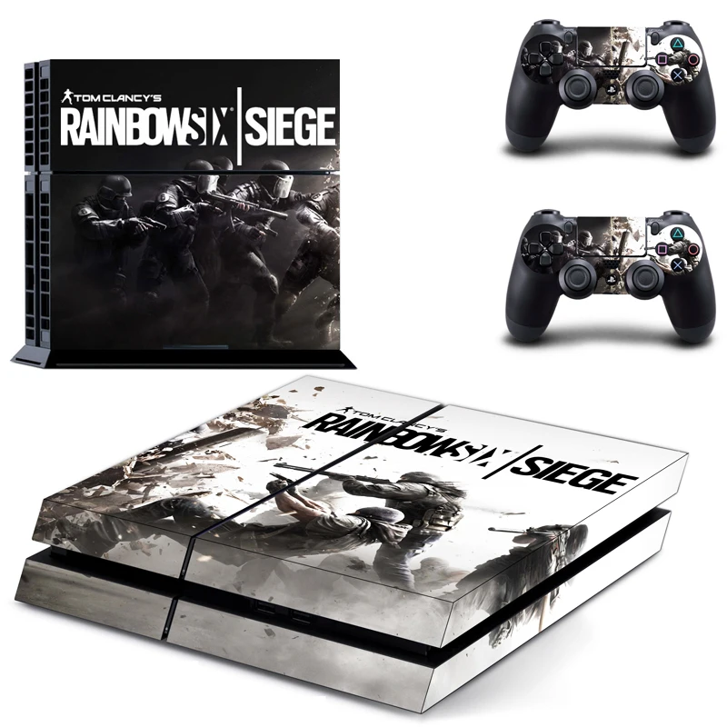 Tom Clancy's Rainbow Six Siege наклейка для PS4 консоли sony playstation 4 и 2 контроллера виниловая