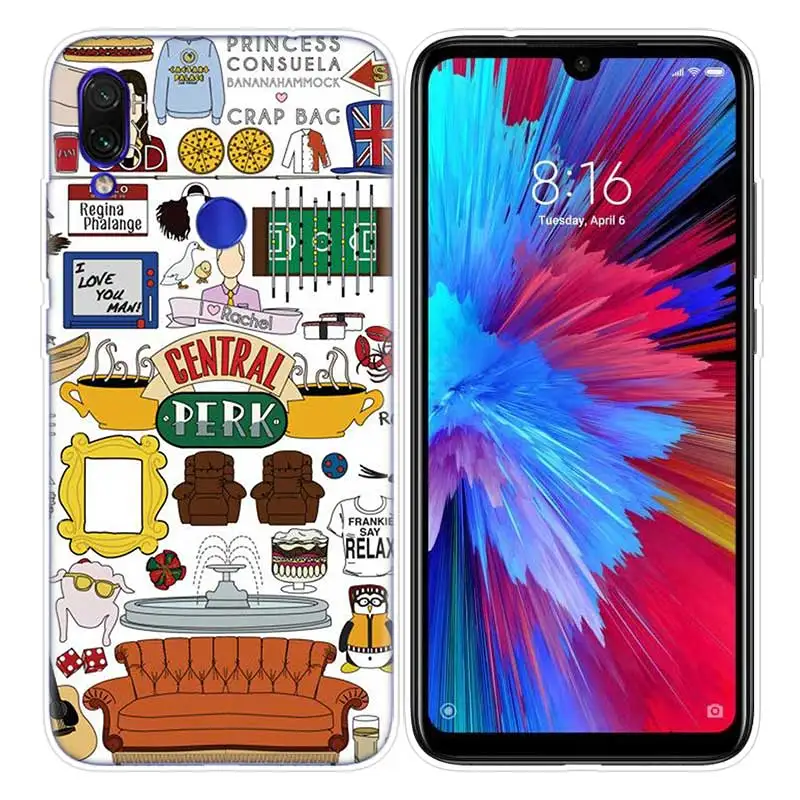 07 Чехол для ТВ Шоу друзья вместе для Xiao mi Red mi Note 7 7S K20 Y3 GO S2 6 6A 7A 5 Pro mi Play 9T A1 A2 8 Lite Poco F1 - Цвет: 07