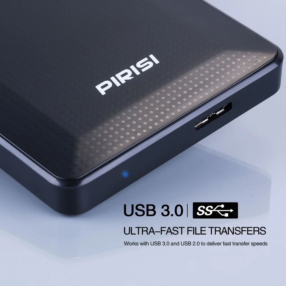 PIRISI 2 5 ''тонкий внешний жесткий диск 500GB 1 ТБ USB3.0 портативный HDD совместимый с Xbox