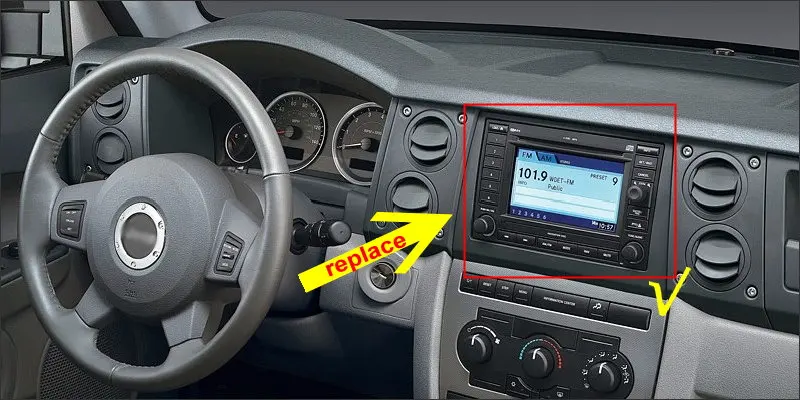 Liislee автомобильный Android 6,0 gps навигация Мультимедиа для Dodge Dakota 2005~ 2007 Радио HD экран Аудио Видео Без CD dvd-плеер система