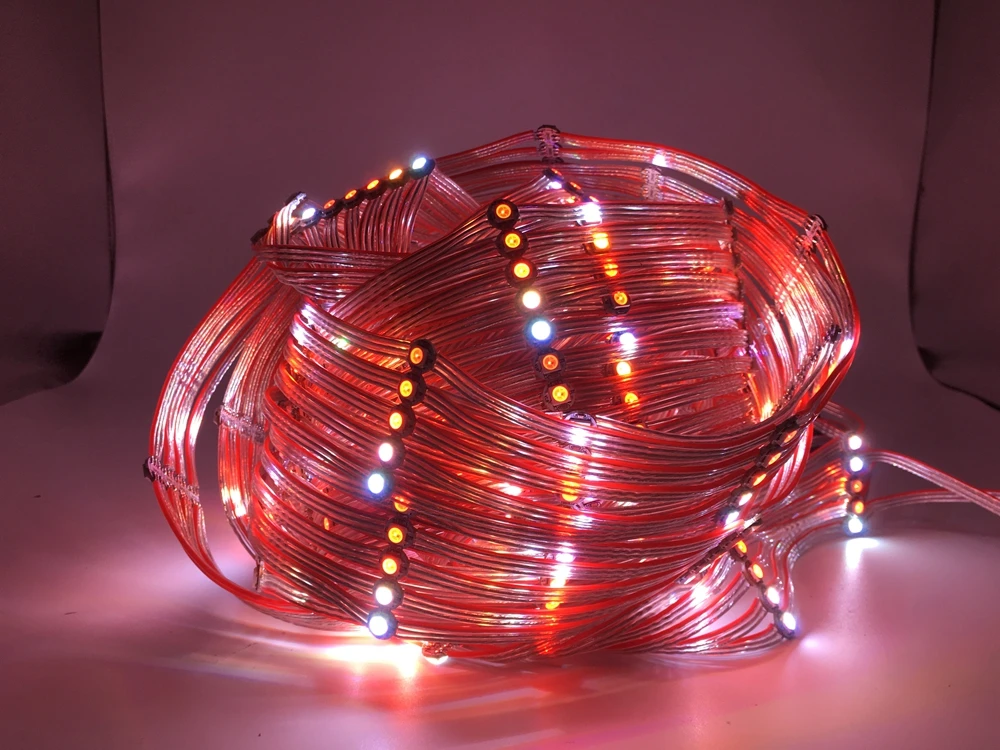 50 шт. WS2812B WS2812 полноцветный RGB пиксель светодиодный чип DC5V 10 см провод для адресного прибора индивидуально панель SMD 5050 с теплоотвод