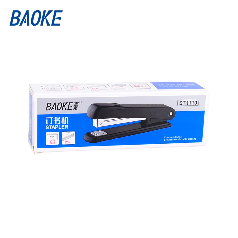 

Metal Manual Standard Stapler 24/6 Staple Paper Binding Binder Book Stapling Machine Office Binding Supplies Color Random ST1103