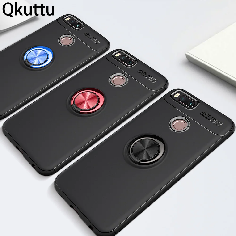 360 с кольцом-держателем для Xiaomi mi A1 чехол mi A1 мягкий из термопластика силиконовый чехол для Xiaomi mi 5x A1 тонкий полная защита на заднюю панель для телефона