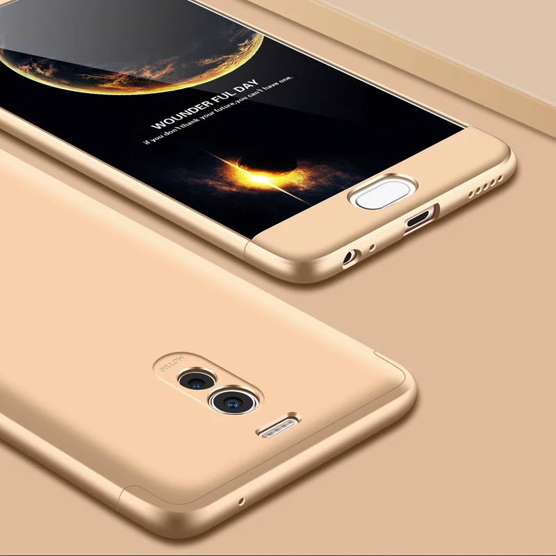Роскошные для Meizu Note 6 чехол защищает Coque Жесткий PC 360 Полный Meilan Note6 Примечание 3 в 1