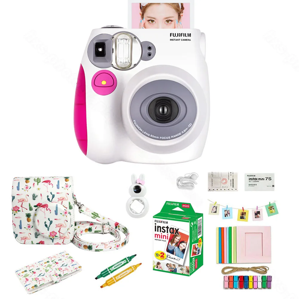 Fujifilm Instax Mini 7s набор мгновенных пленочных камер и аксессуаров включая мини-пленку