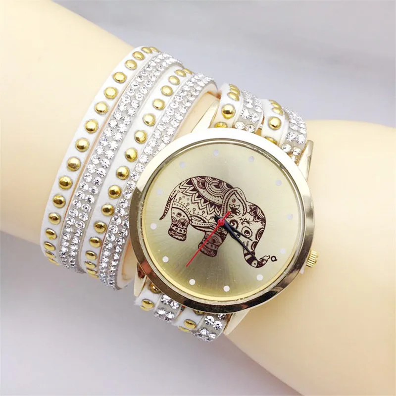 2015 новый браслет стол продажи часы мода корея бархат слон картины кварцевые