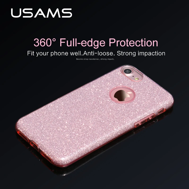 Чехол USAMS для iphone 7 plus чехол со стразами и кристаллами высококачественный