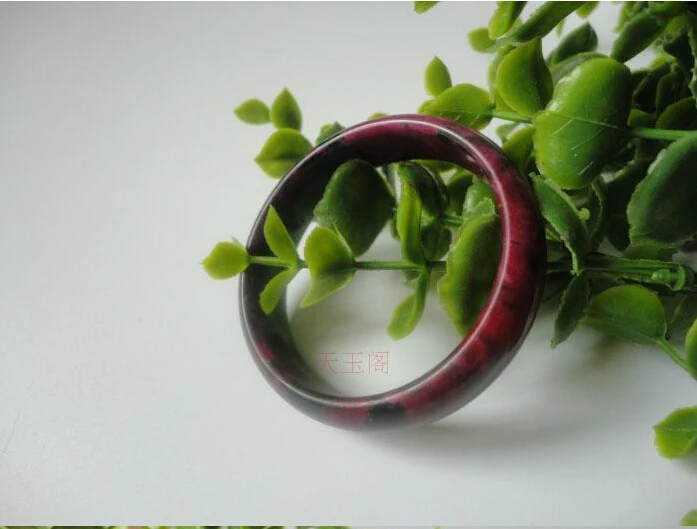 100% китайский браслет с красным и черным камнем внутренний диаметр 60 мм - купить по