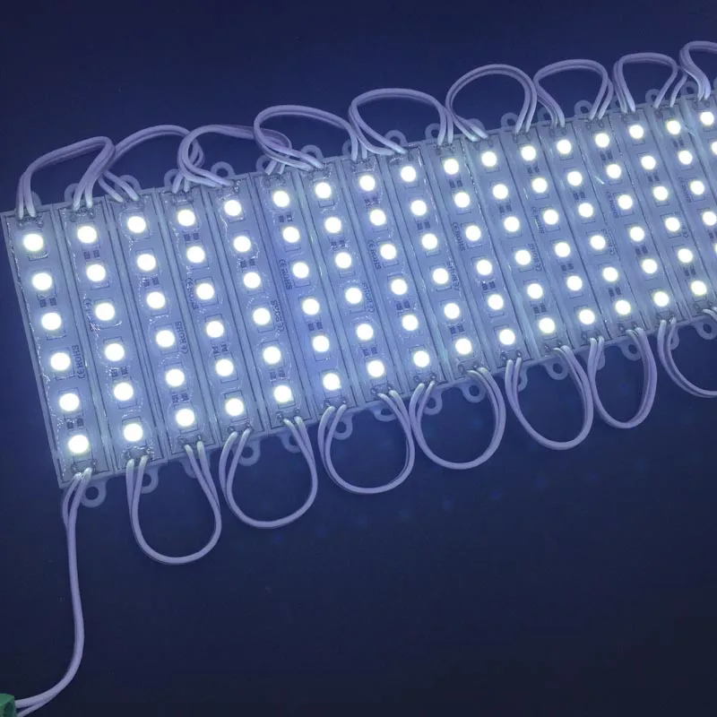 Светодиодный модуль 5050 SMD 6 светодиодов 12 В постоянного тока водонепроницаемые