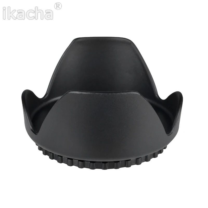 Бленда для объектива с цветком 49 52 55 58 62 67 72 77 82 мм Nikon Canon 70 300 75 18 250 T4I Sony|lens hood|lens hood