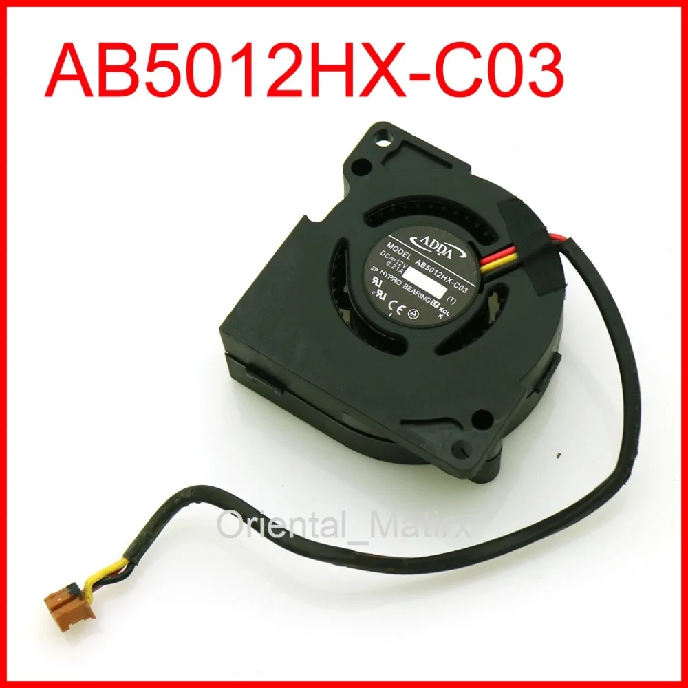 AB5012HX C03 5020 12V 0.21A 5CM 3 провода 3Pin для охлаждения компьютера охлаждающий
