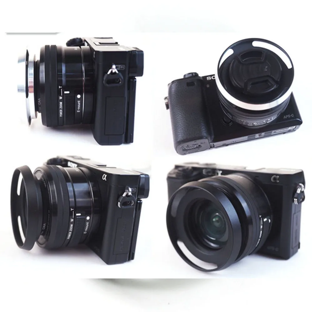 Металлический объектив 52 мм тонкий широкий угол бленда винта для камеры Leica M Contax G