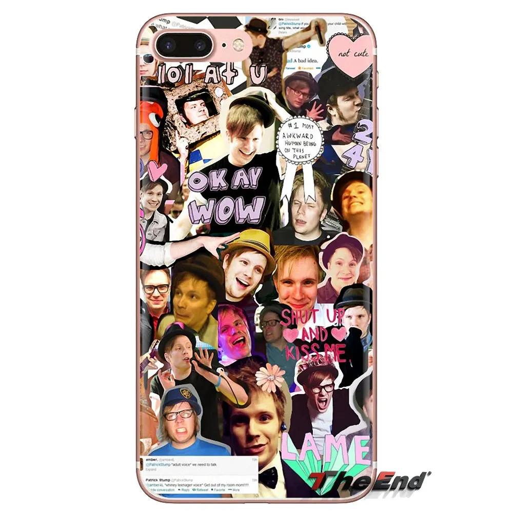 Выпадают Мальчик группа коллаж с принтом прозрачная мешок TPU чехол для iPod Touch Apple