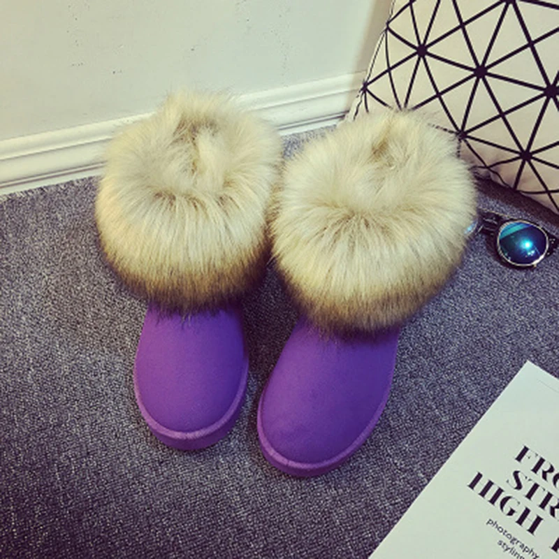 Новые зимние сапоги Женская обувь Женские теплые Tenis Bota Классические Zapatos Mujer