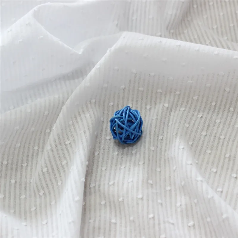 1PC=100*145cm Cotton Jacquard Yarn Lobo Dyeing Foam Clothing Fabric Pajamas Handmade Diy Cloth | Дом и сад