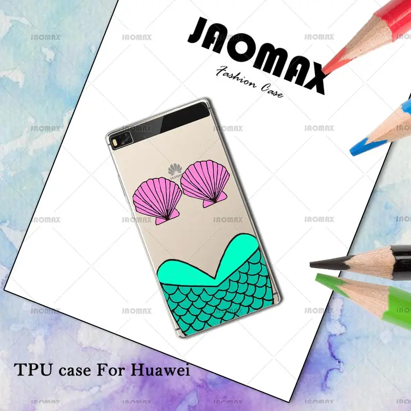 Летний бюстгальтер рыбья чешуя Русалка чехол для телефона huawei P10 PLUS P9 P8 Lite mate 8 9 Pro