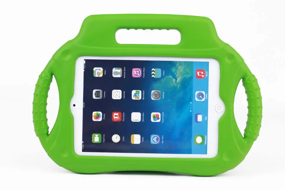 Популярный модный детский чехол для Apple Ipad Mini 1 2 3 Милая 3D мультяшная ручка Подставка для детей ударопрочный EVA пенное покрытие+ стилус+ пленка