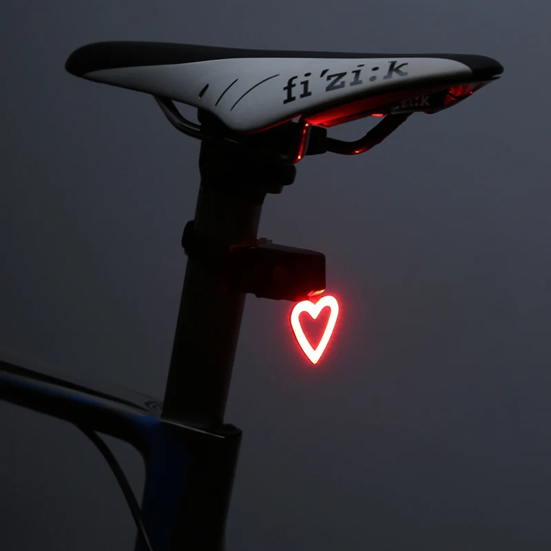 DEROACE велосипедный светильник светодиодный задний Предупреждение для горного - Фото №1