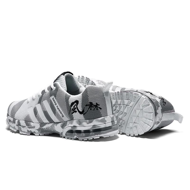 Новый стиль плюс Размеры Для мужчин кроссовки дышащая обувь спорт зашнуровать