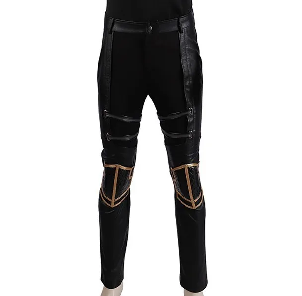 Pants Эндгейм соколиный глаз косплей костюм Мстители Хэллоуин Карнавал Клинт Бартон Ронин черный костюм Необычные кожаные одежда с капюшоном на заказ - Цвет: Pants
